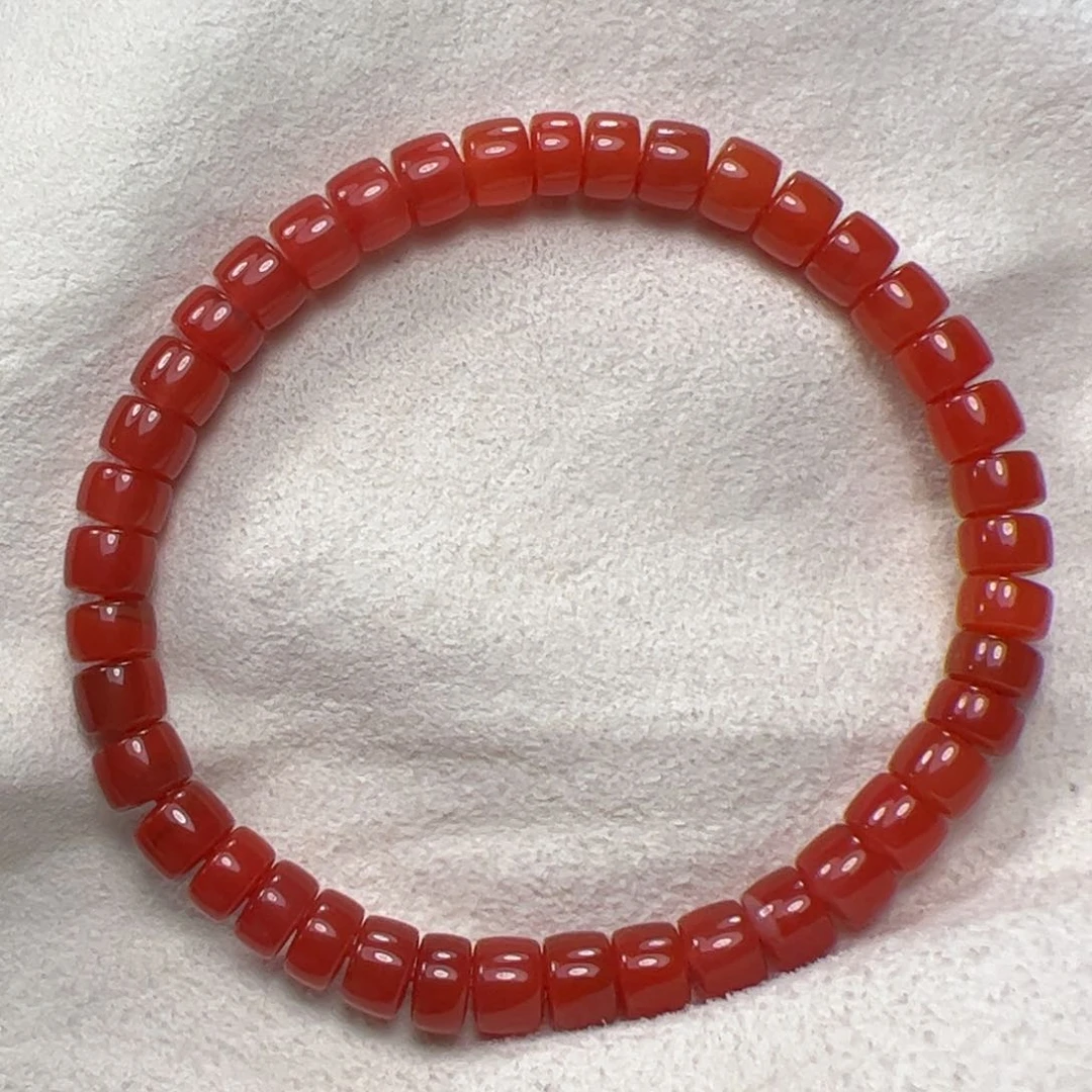 南红玛瑙手串未镶嵌