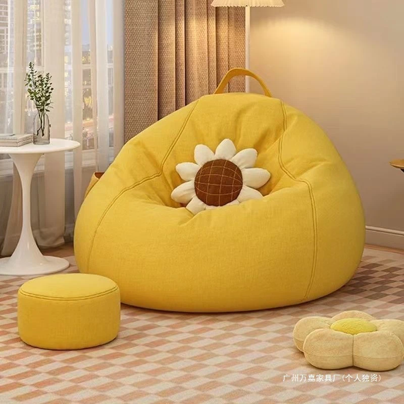 懒人沙发豆袋网红客厅卧室休闲榻榻米懒人椅可躺人体工学小坐墩