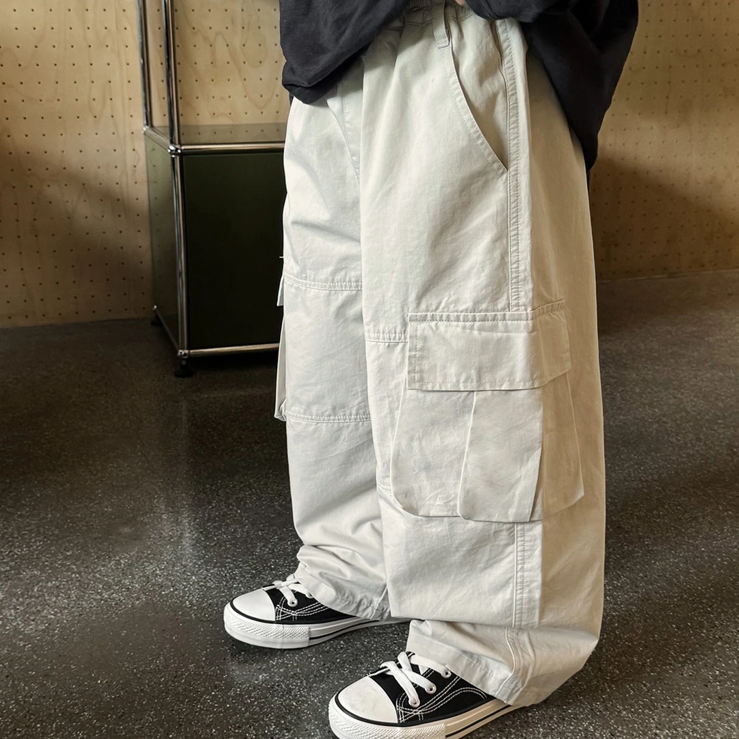 棉小班童装秋季新款百搭中小童工装裤洋气纯色儿童裤子AQ5036