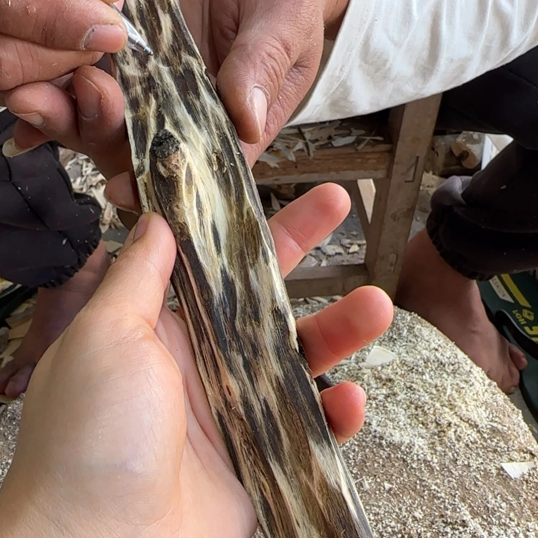 用***4沉香碎屑沉香40号奇楠沉香原木一个