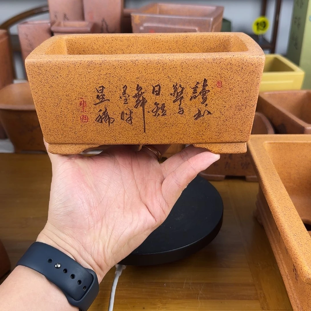 紫砂花盆?**起紫砂花盆