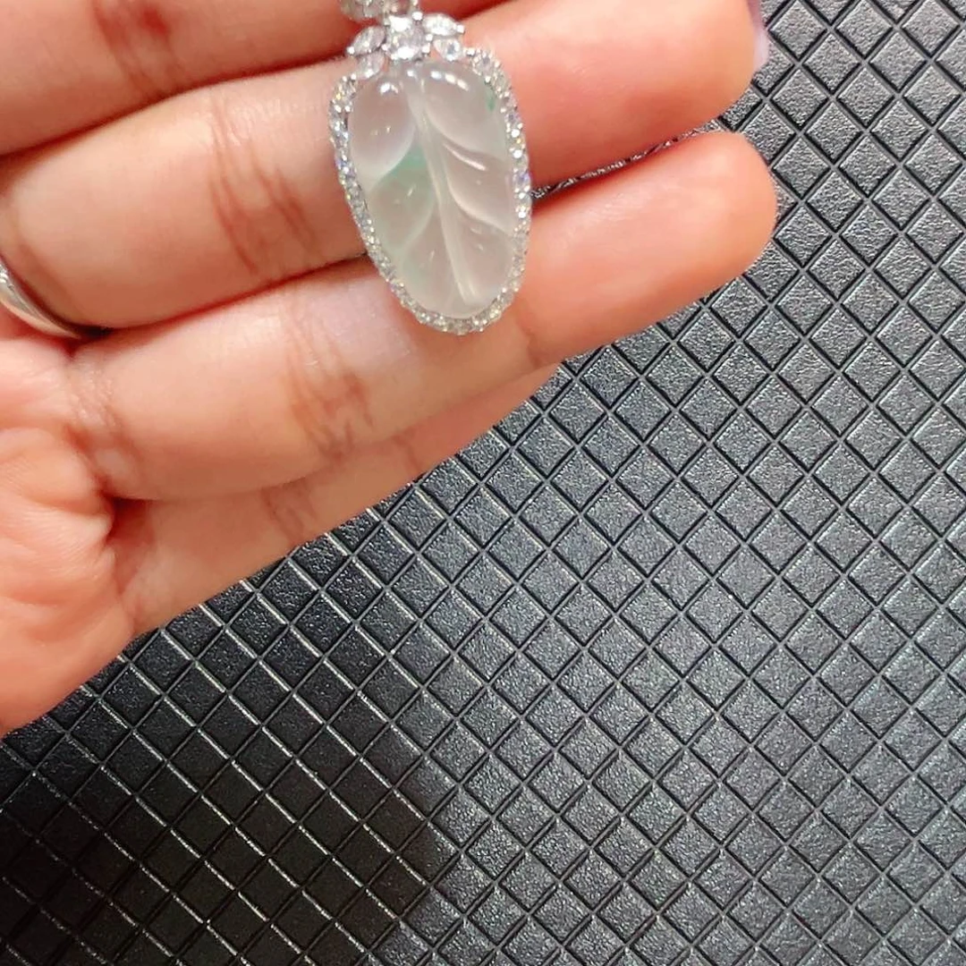 吊坠(不含链)银S925镶嵌石英质玉
