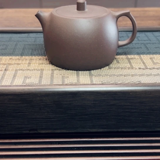 紫砂茶壶本地老紫泥半手工瑕