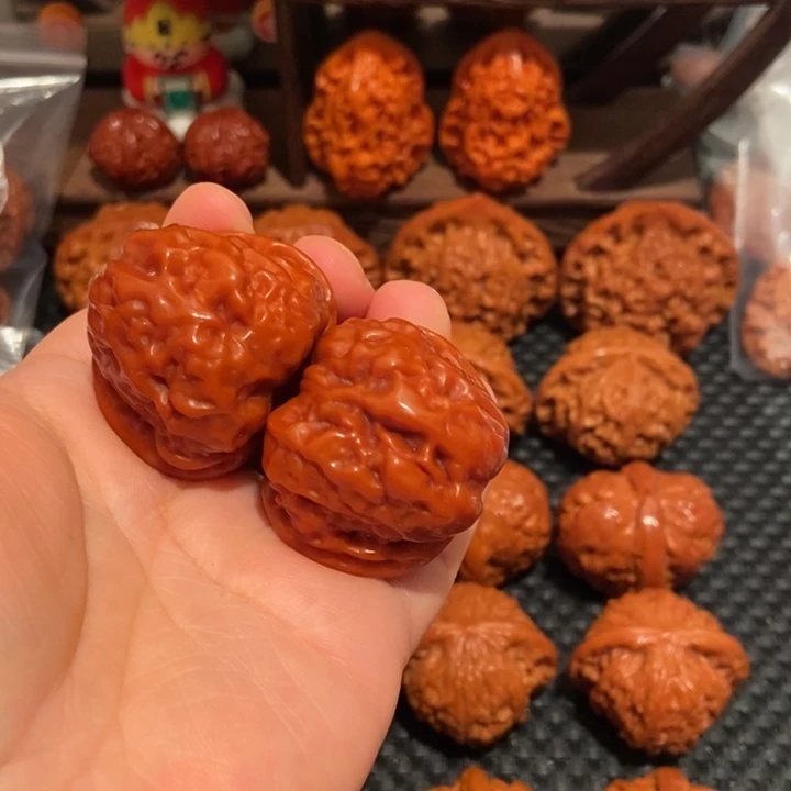 胡***康文玩核桃把件38尺寸蛤蟆头2438