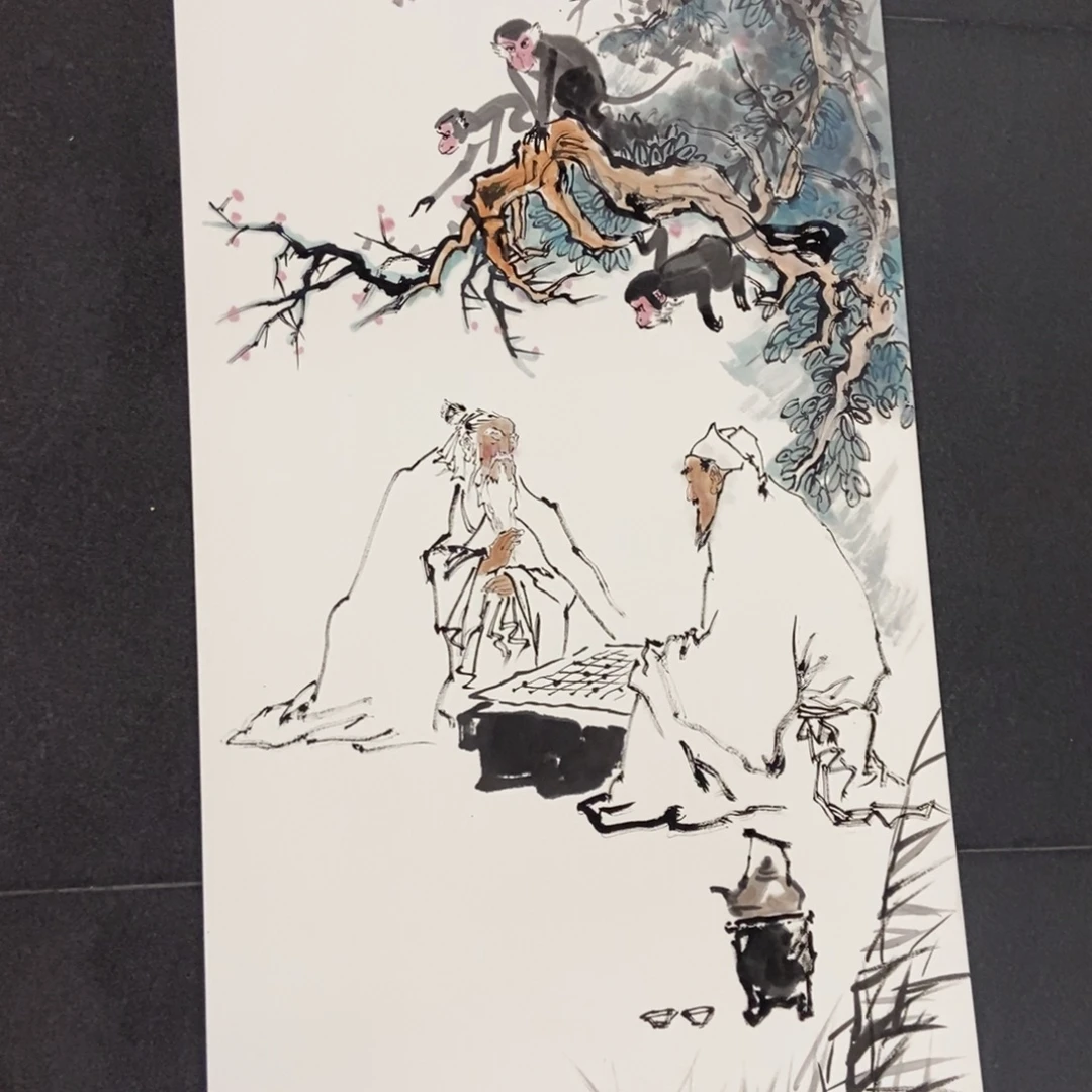 神***！国画墨鱼精品墨鱼精品