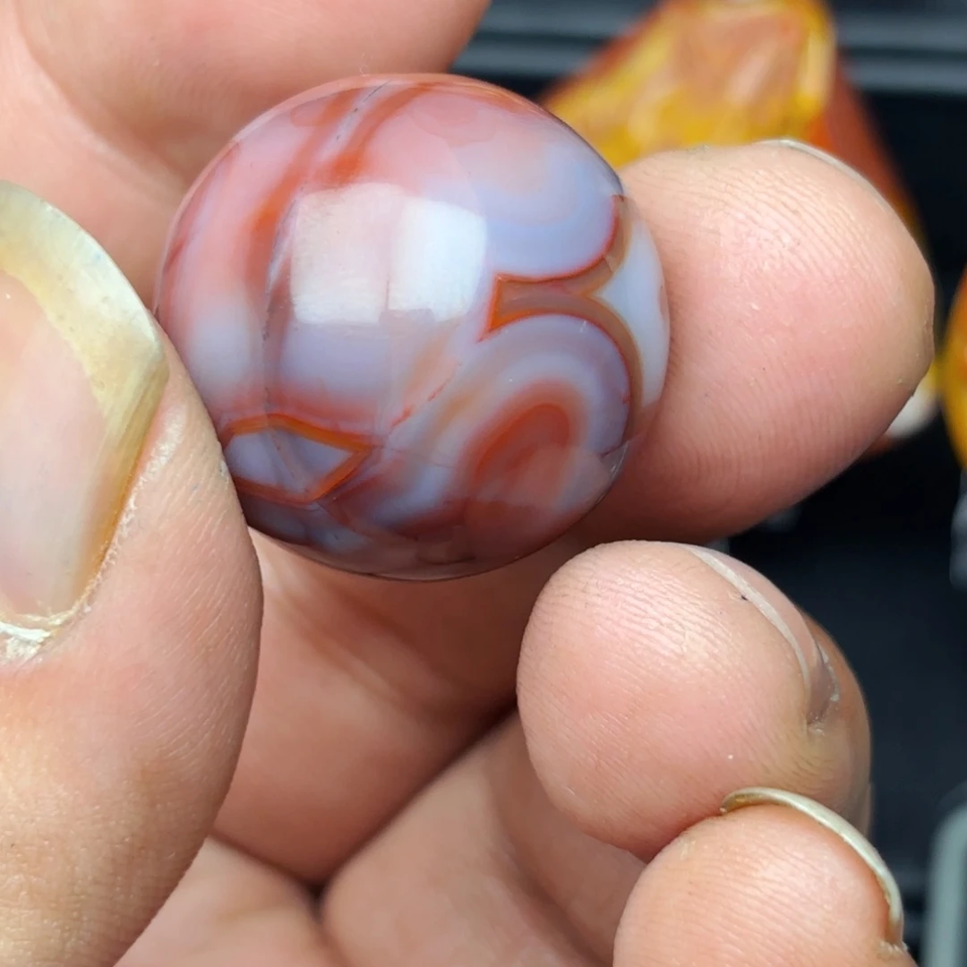 蓝***鄂玛瑙/玉髓未镶嵌玛瑙