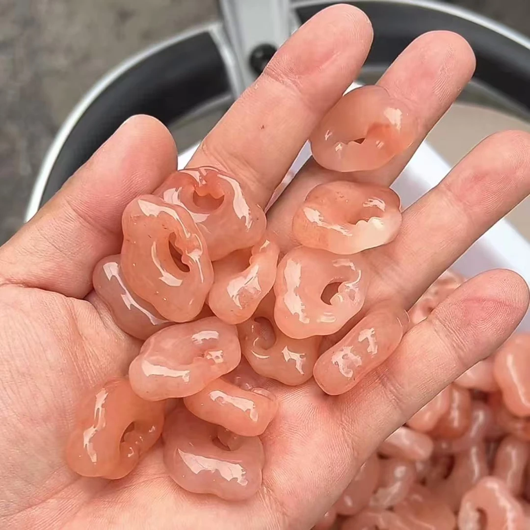 【桃花酿平安扣吊坠粉冰】百搭时尚 多样性发货 拍一发一