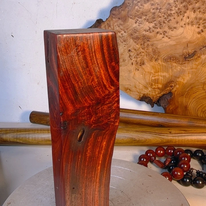 我***️紫檀木类端景台血檀