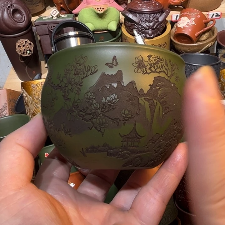 茶杯紫砂宜兴紫砂主人杯