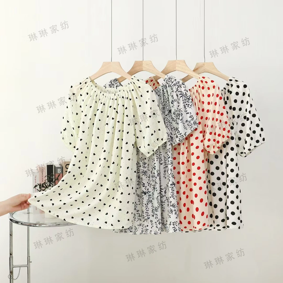 处理微瑕疵棉绸衫一字领露肩上衣女介意慎拍不退不换