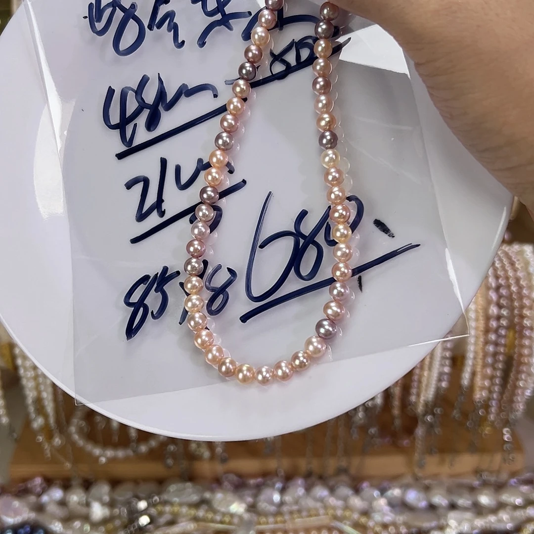 钛钢手绳淡水珍珠