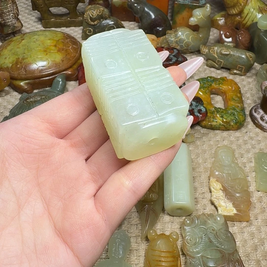 白玉菩提吊坠挂件