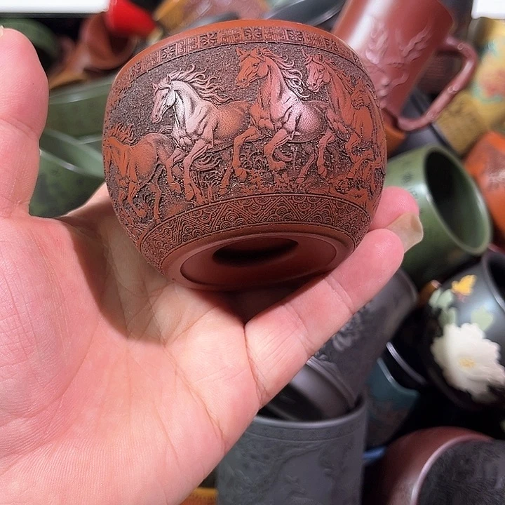 茶杯紫砂全手工紫砂主人杯