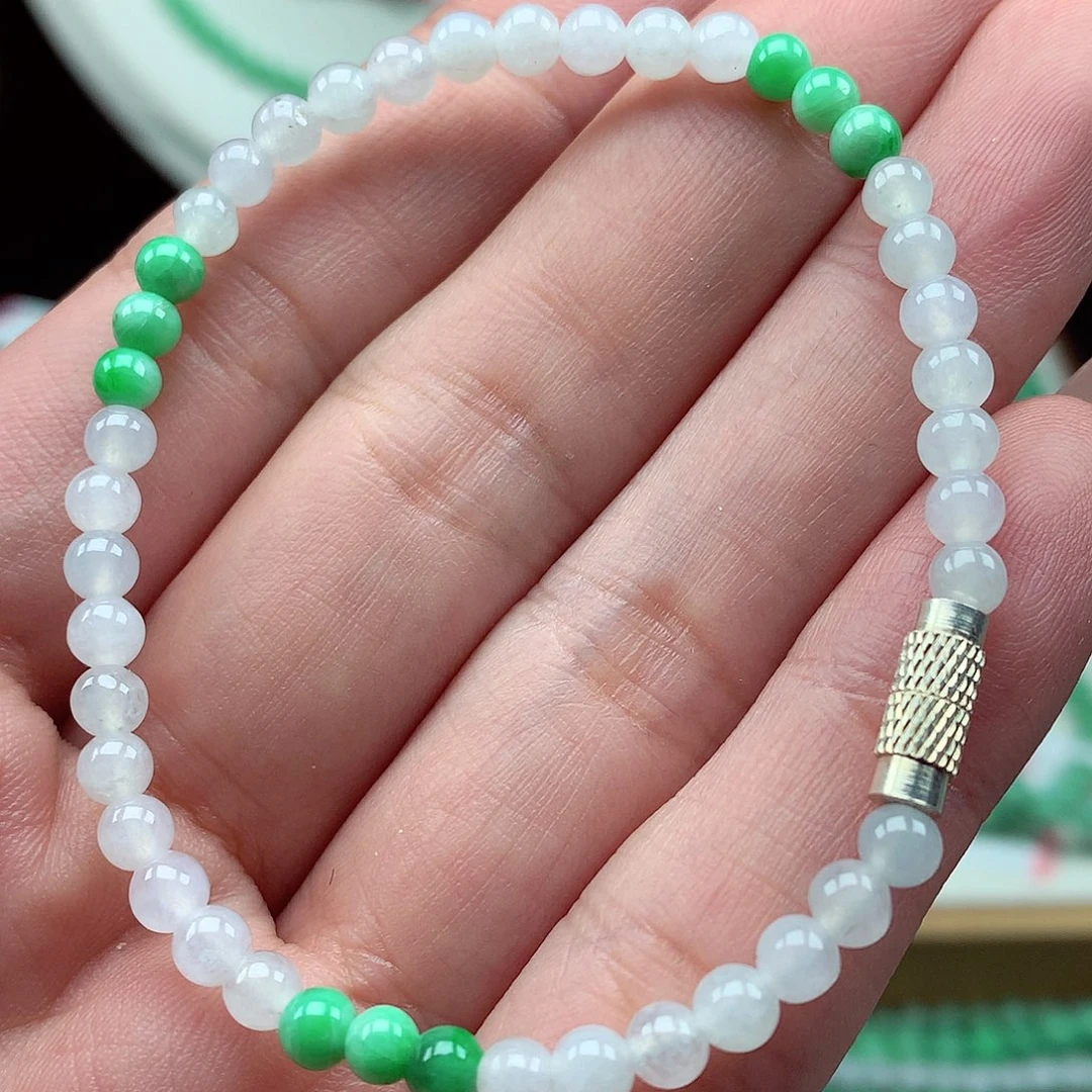 翡翠未镶嵌手链翡翠