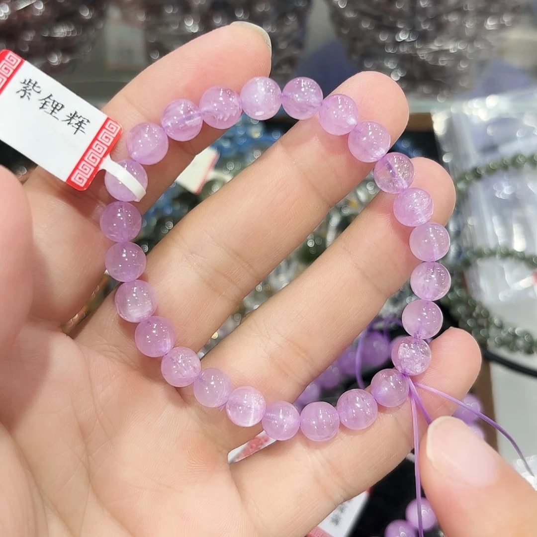 未镶嵌锂辉石拉丝紫锂辉