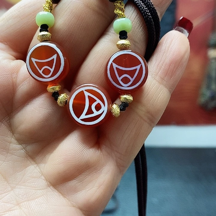 玛瑙/玉髓颈饰合金