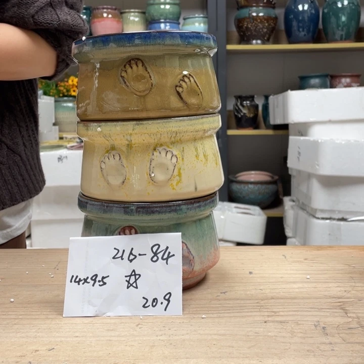 紫砂花盆多肉花盆微瑕84