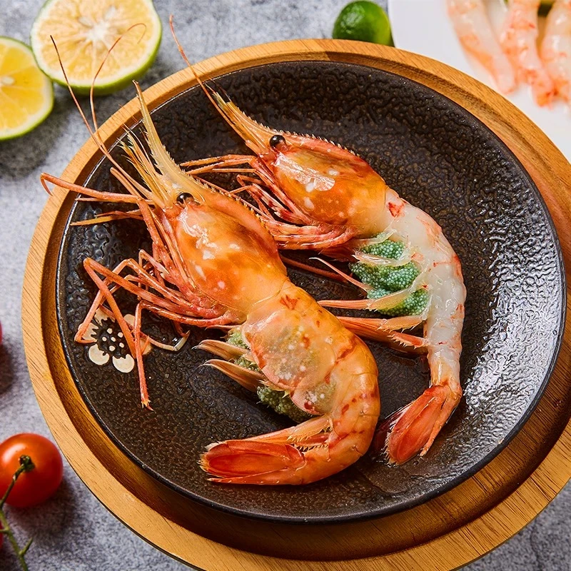 俄罗斯牡丹虾刺身即食超低温大号新鲜日料刺身牡丹虾超大刺身