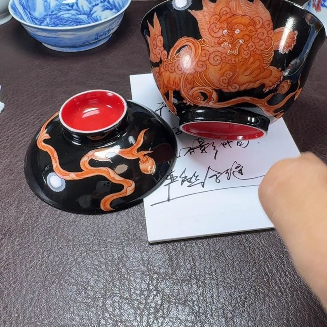 瓷片质**华当代景德镇陶瓷手绘茶具