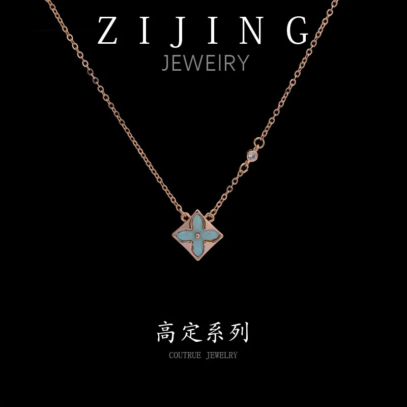 铜合金项链 CC8993 高定系列 项链 40+7CM