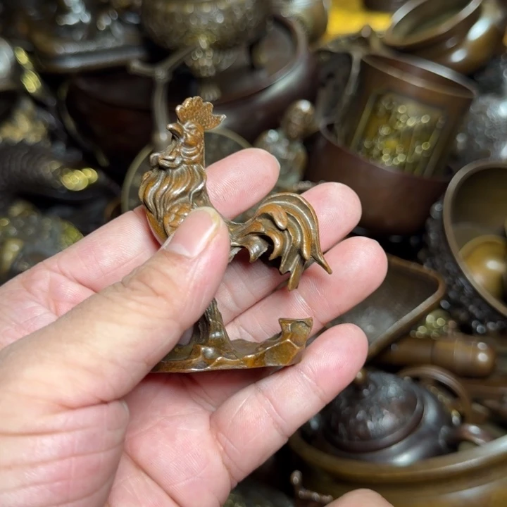 铜器摆件收收藏藏