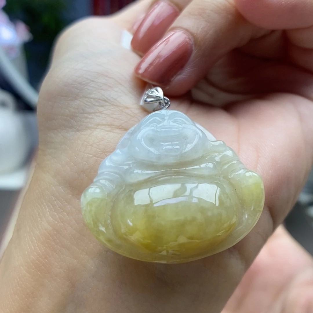 翡翠银S925镶嵌颈饰吊坠24