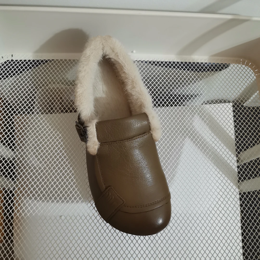 6233女士牛皮棉漂鞋舒适百搭轻便保暖