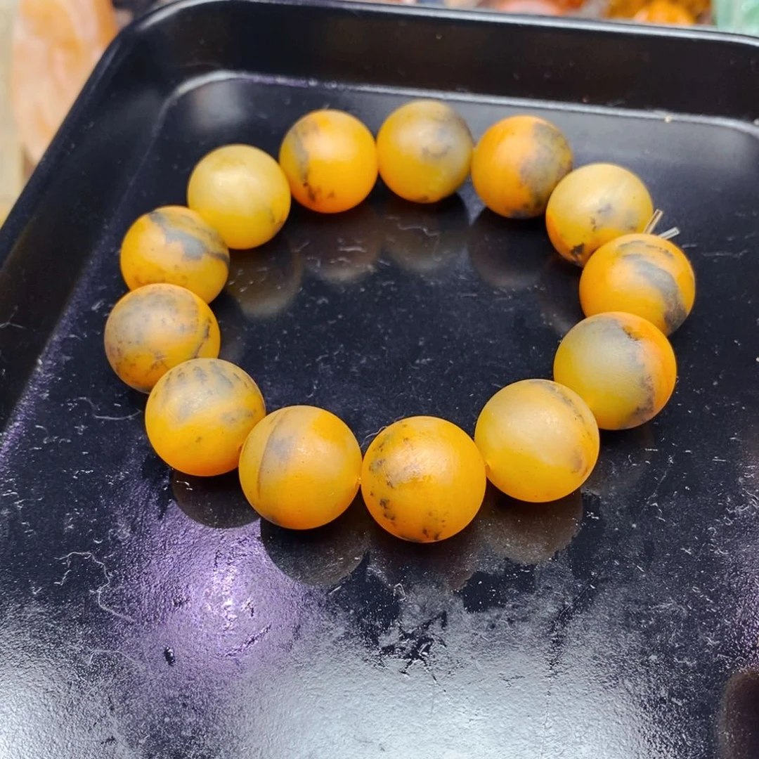 石英质玉（黄龙玉）未镶嵌挂件