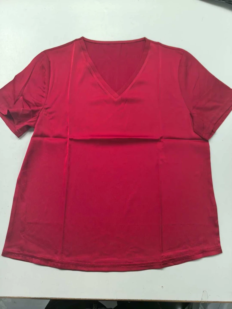 【南油玲姐】红色V领背心T3333