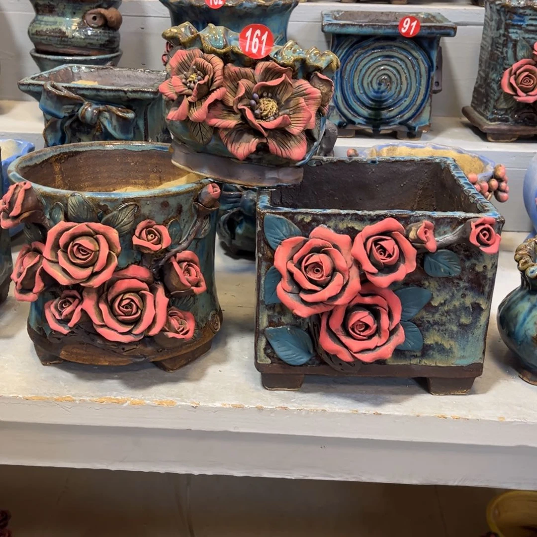 陶瓷星***茶福利161号陶然花盆