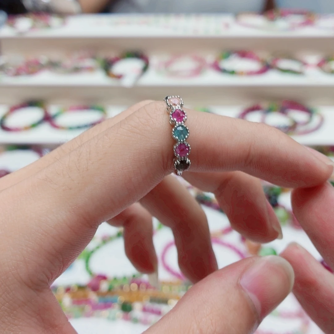 碧玺戒指未镶嵌戒指