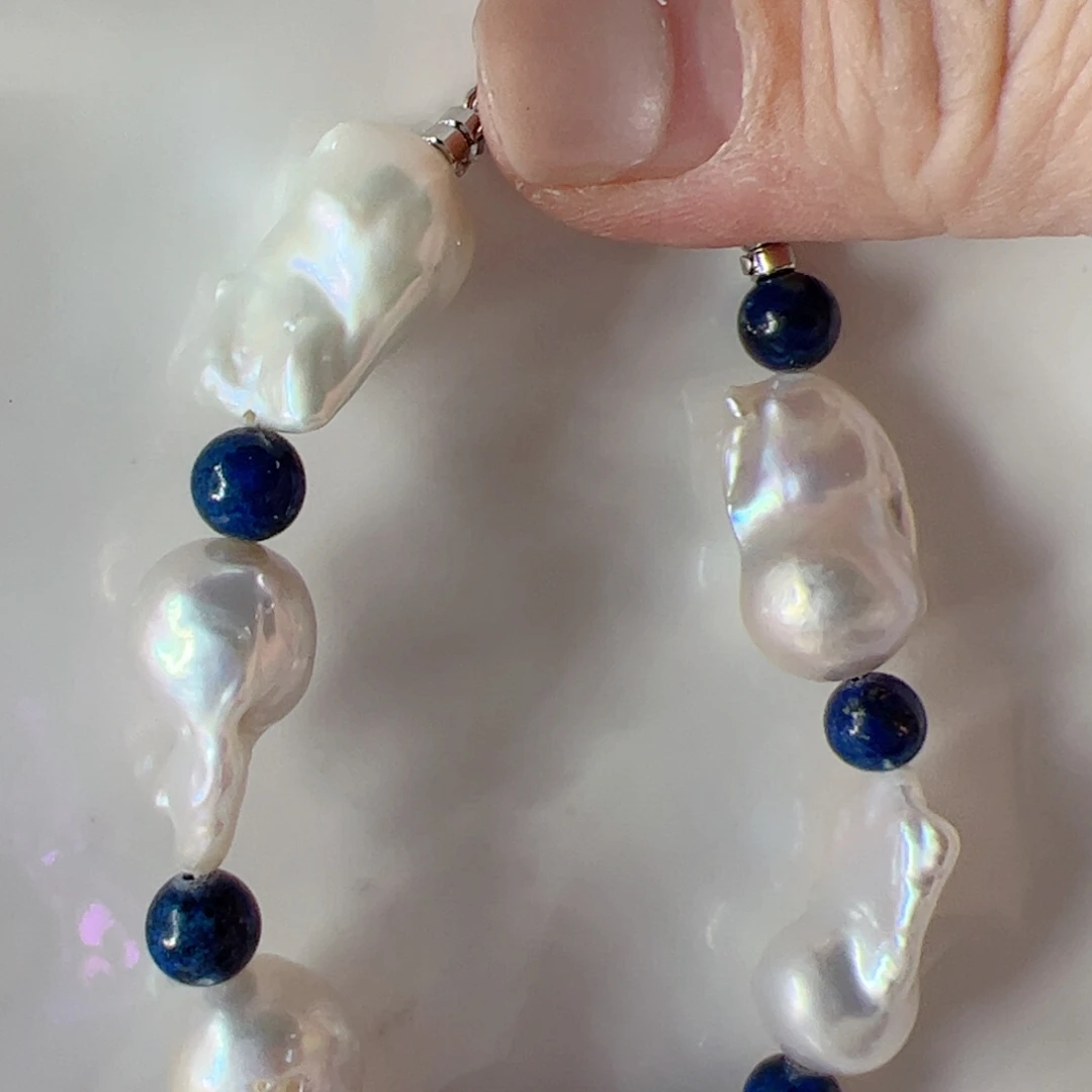 淡水珍珠合金手绳812