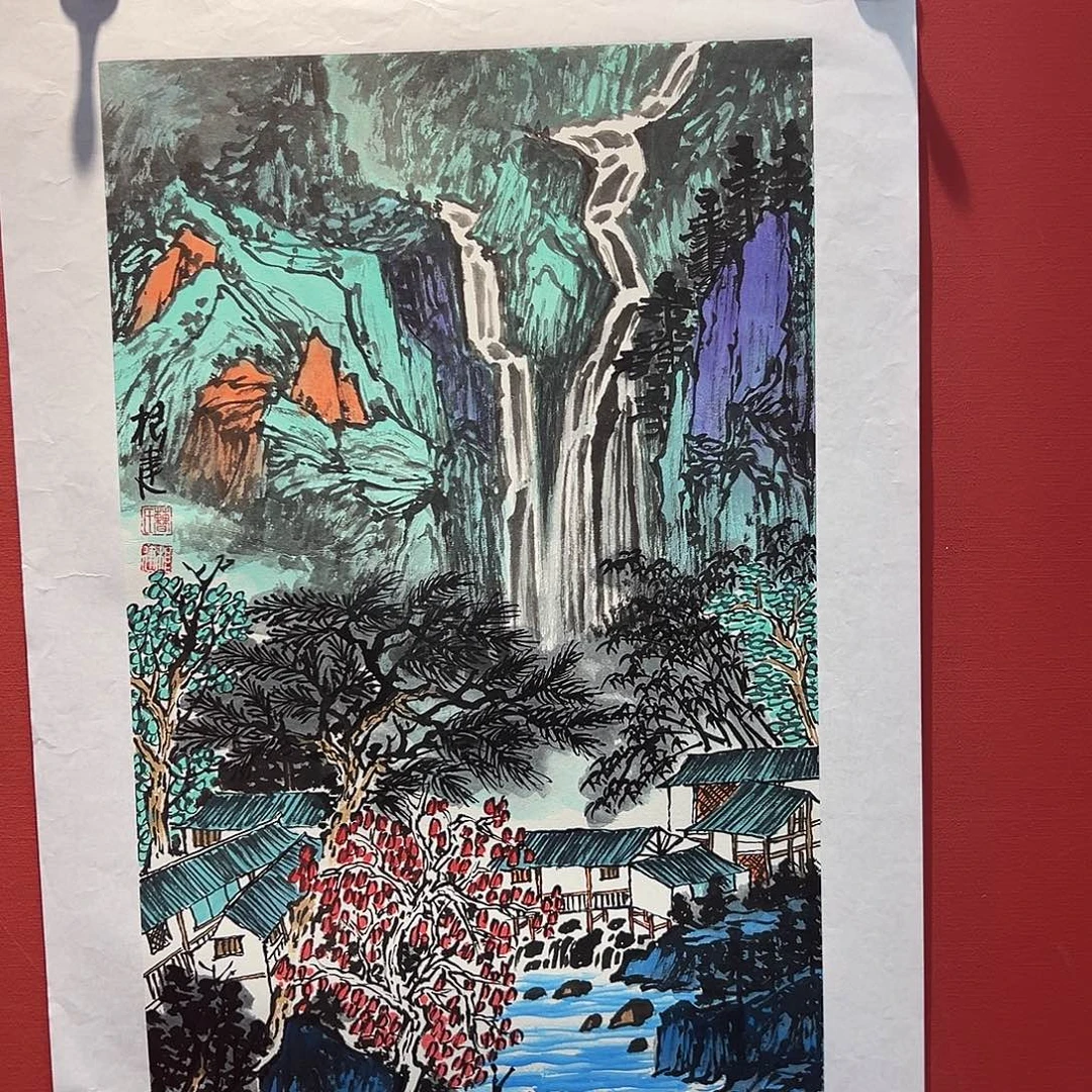 国画曹根建国画作品