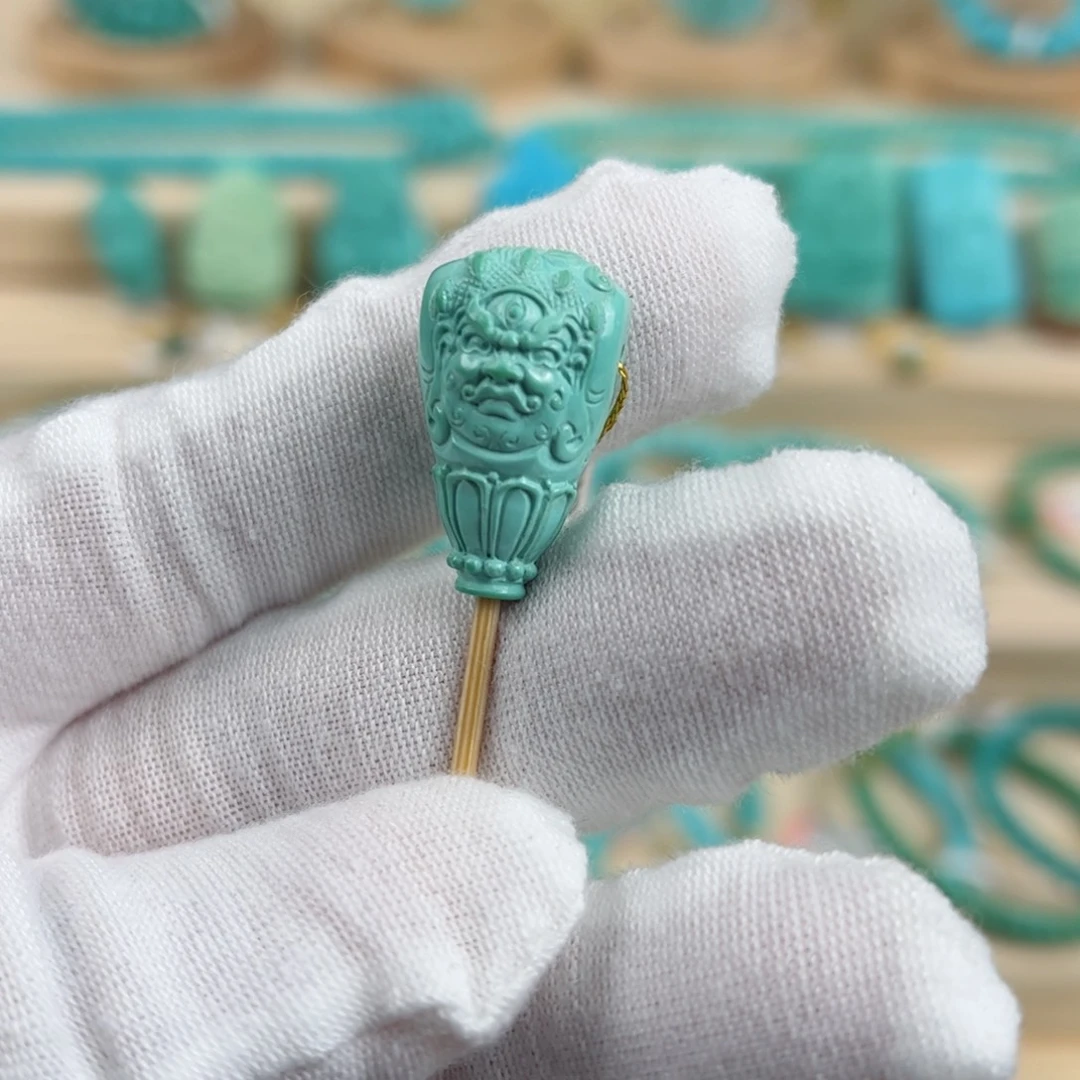 未镶嵌绿松石三通