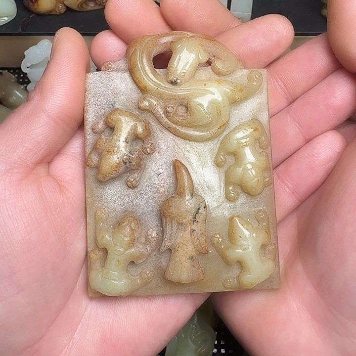 和田玉挂件未镶嵌用****4