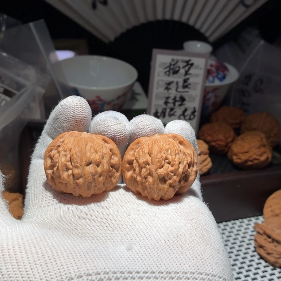 吊坠文玩核桃38磨盘