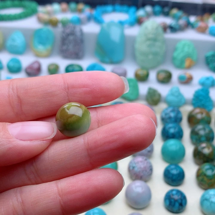 绿松石原矿未镶嵌胖*