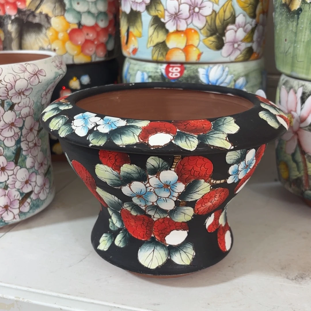 景德镇手绘花盆陶瓷13/12