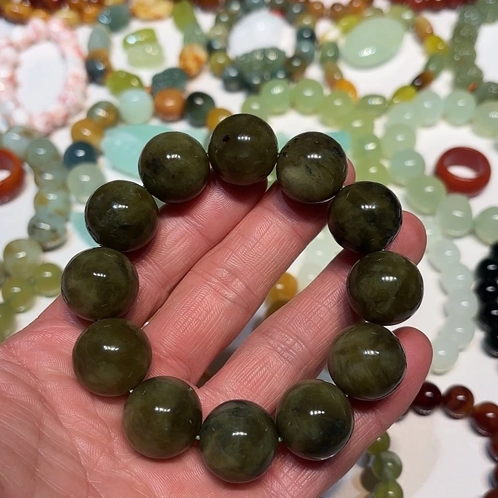 蛇纹石玉未镶嵌手串