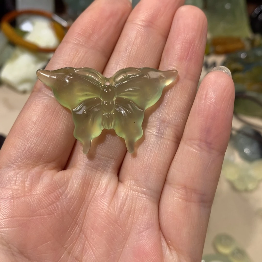 蛇纹石玉未镶嵌吊坠(不含链)