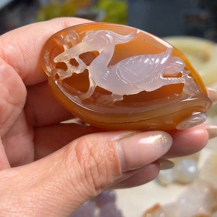 玛瑙/玉髓未镶嵌吊坠(不含链)