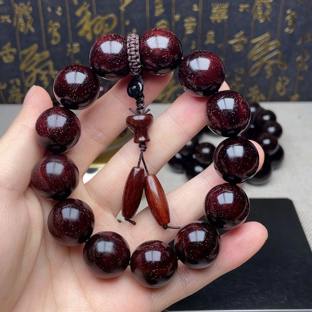 檀香紫檀（小叶紫檀）1.8 13颗 高油密多金星