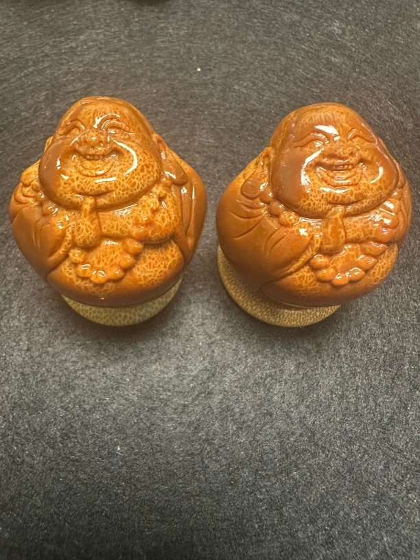 巴西橄榄核雕-4.0米勒一对