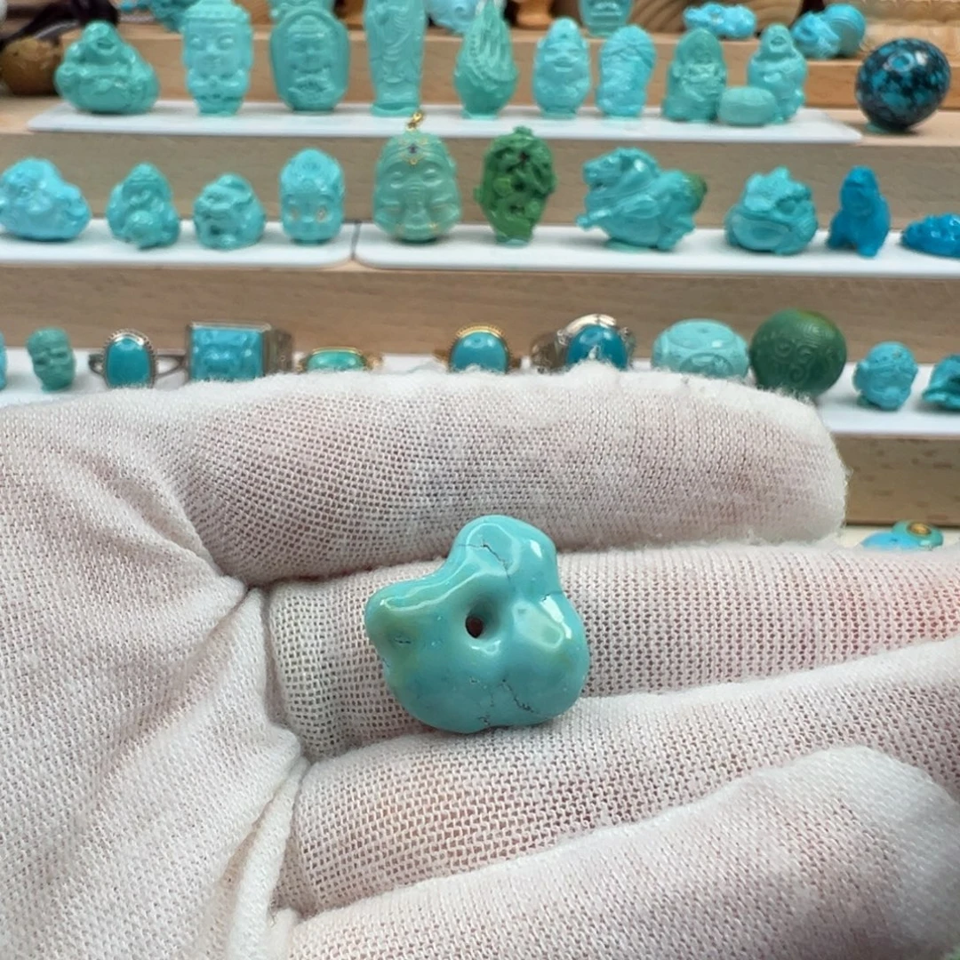 绿松石未镶嵌吊坠(不含链)