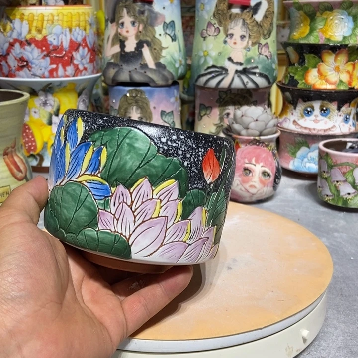 景德镇艺术手绘作品