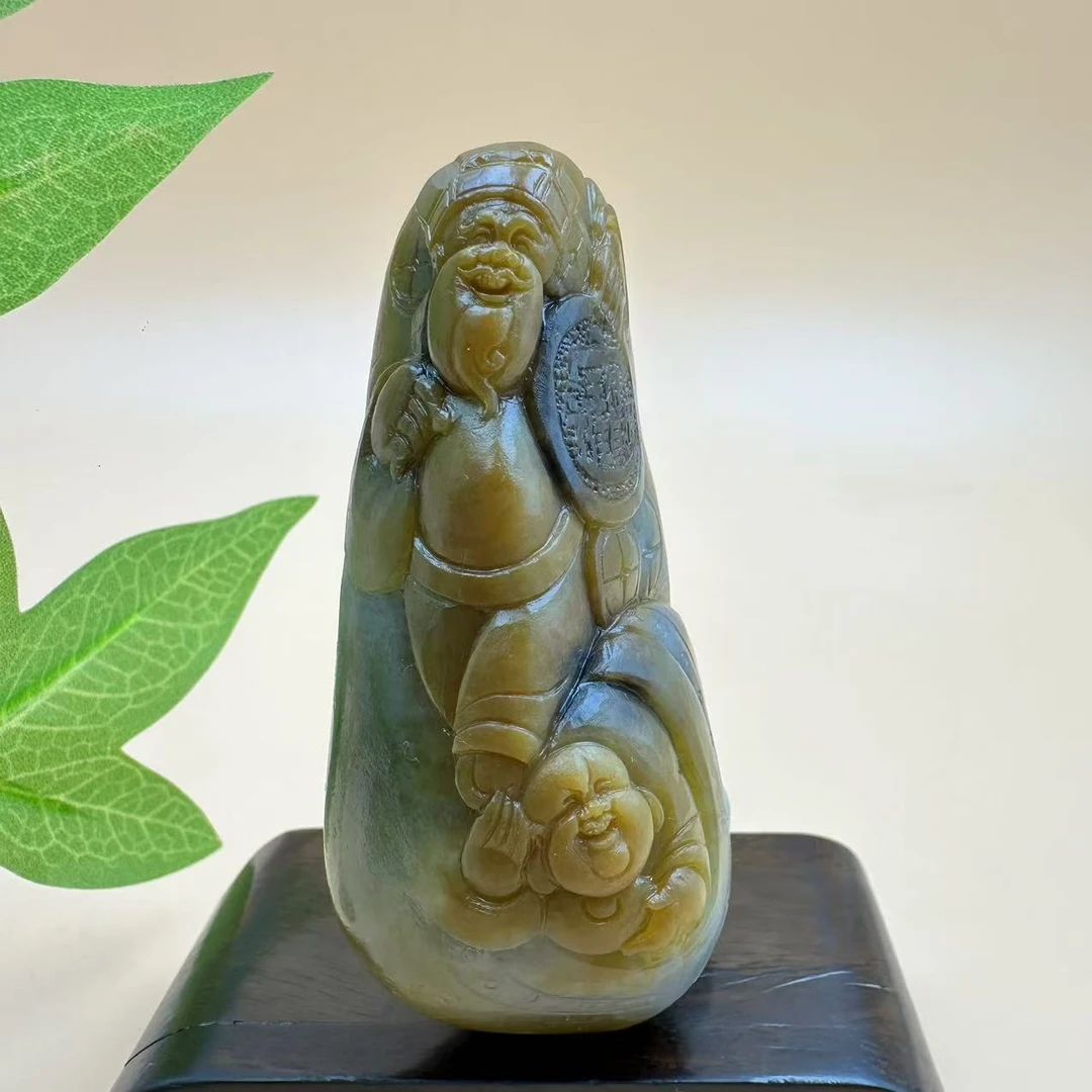 A1878 和田玉手把件 SQ631101871