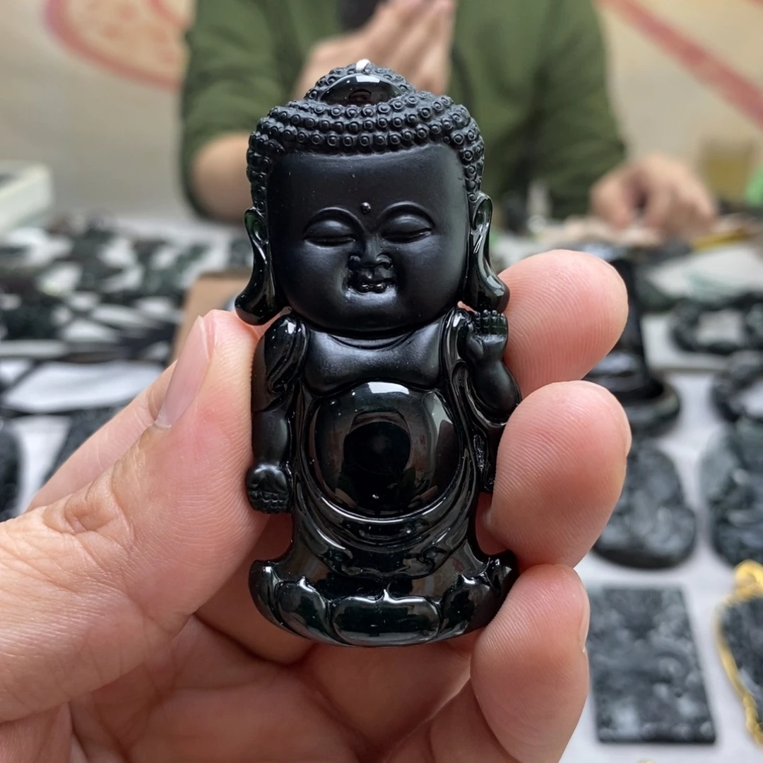 翡翠未镶嵌颈饰宝宝佛