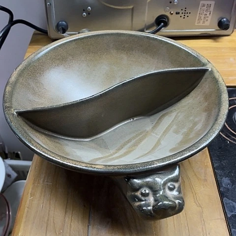 微瑕，明火，口径30高8针孔拖釉气泡