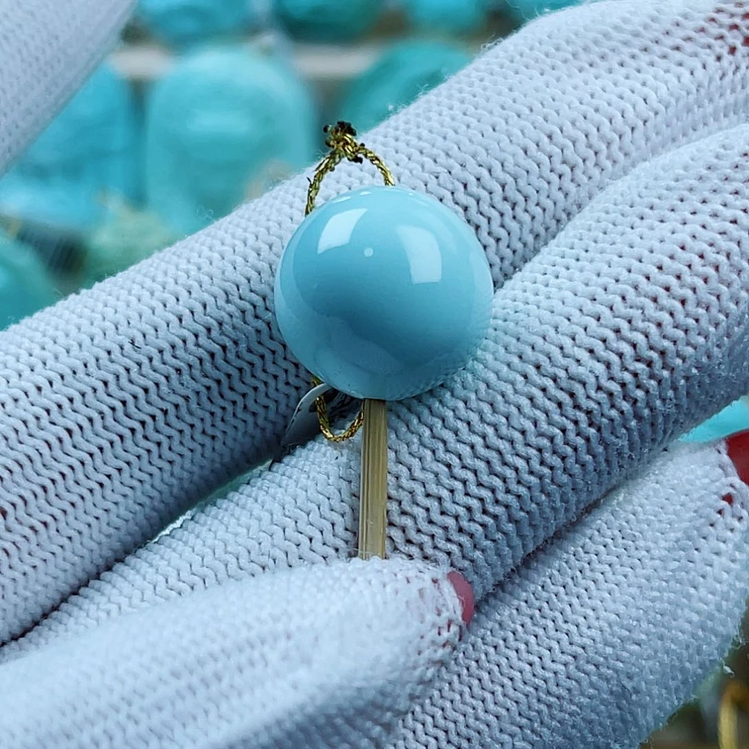 绿松石未镶嵌珠宝奇石配饰15