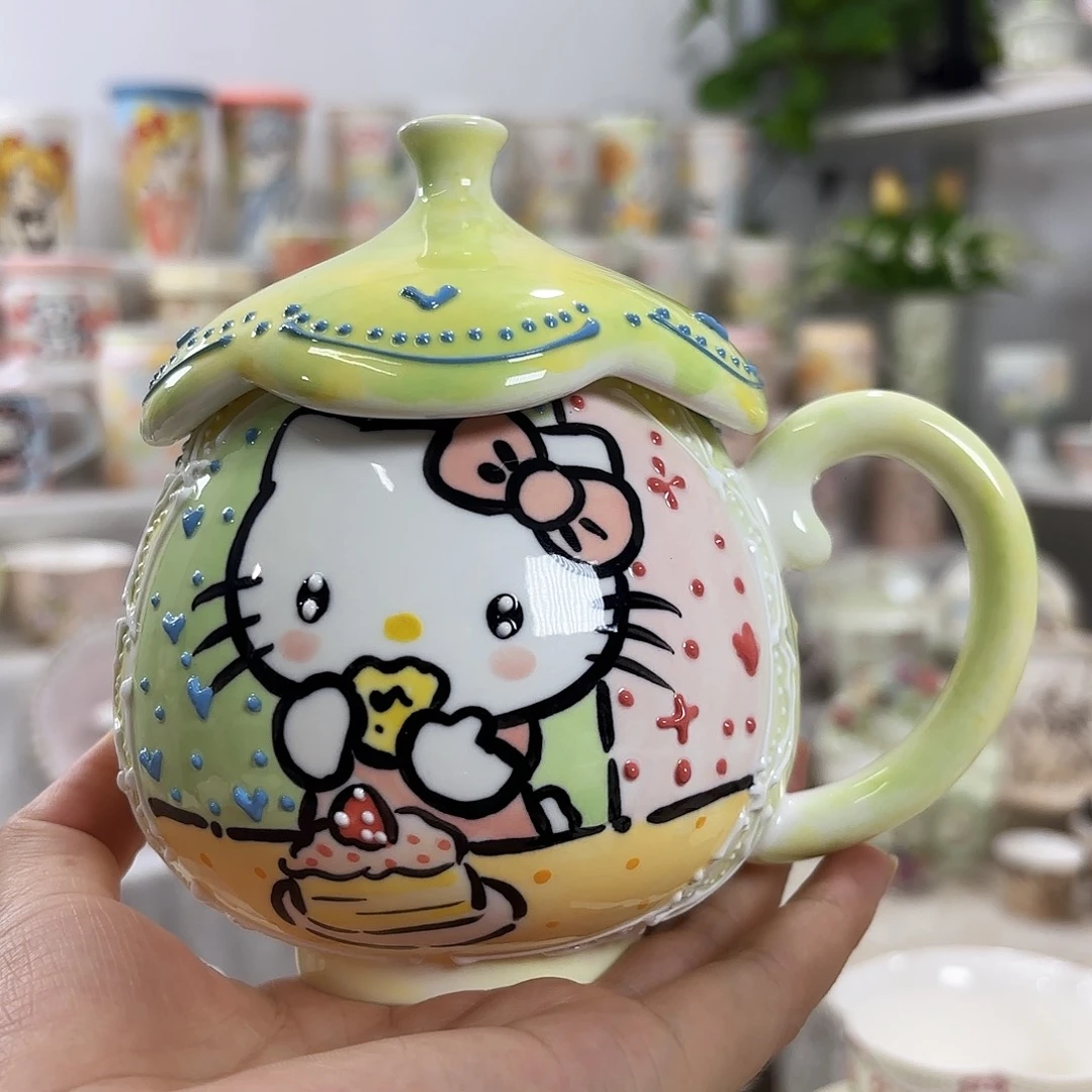 手绘创意高温釉下彩陶瓷